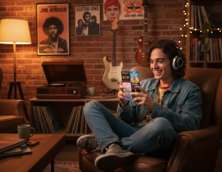 Ouça os Clássicos do Rock no Celular